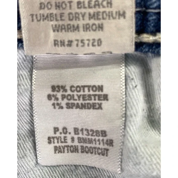 BKE Payton Jeans Women's 32R Boot Cut Stretch Casual Faded Cowgirl (Fits 36x30) - Picture 12 of 13